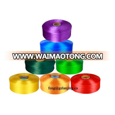 Virgin PP 350d 450d 600d 900d 1250d  2000D polypropylene filament yarn pp yarn